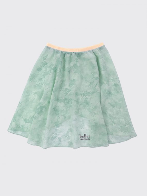 Детская юбка-тюника мини Пастель зеленая