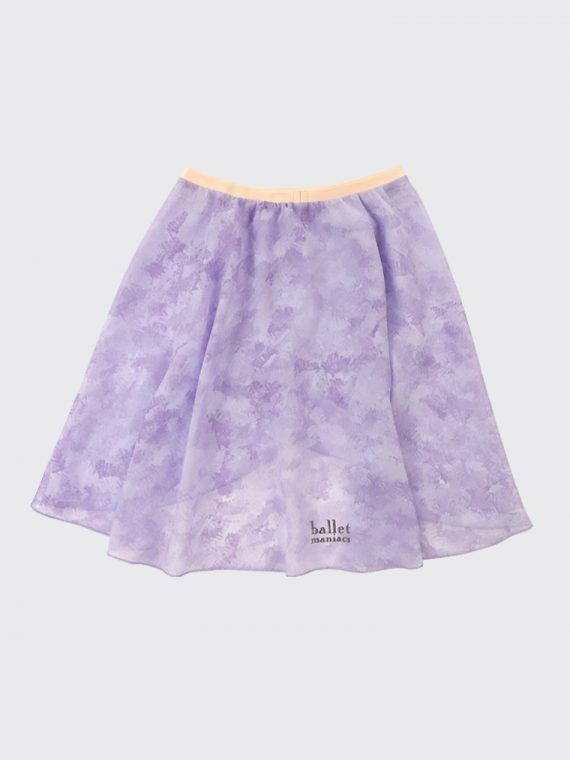 Детская юбка-тюника мини Пастель сиреневая